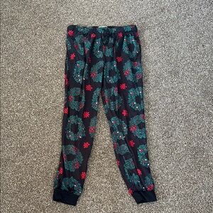 Kids Holiday Print Pajama Bottoms Joggers